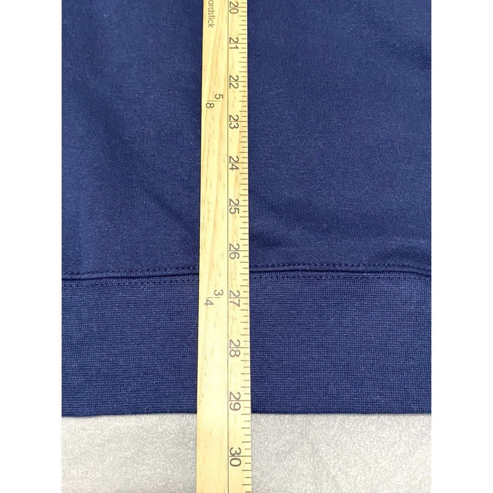 NWT J. America Penn State Fleece Sweater Mens XL Navy Blue Crew Neck Pullover - Picture 7 of 8